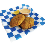 Crab Cakes (2) grilled or fried served with stingray sauce