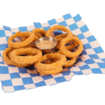 Onion Rings served with ranch chipotle sauce