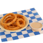 Onion Rings served with ranch chipotle sauce