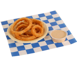 Onion Rings served with ranch chipotle sauce