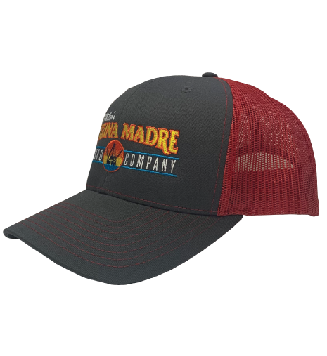 Laguna Madre Red Logo Hat Side Angle